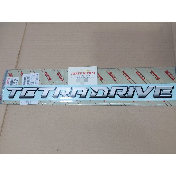 ราคา 1 ชิ้น Original Tetra TETRADRIVE Drive Fortuner VRZ สติกเกอร์ 75320-TA051