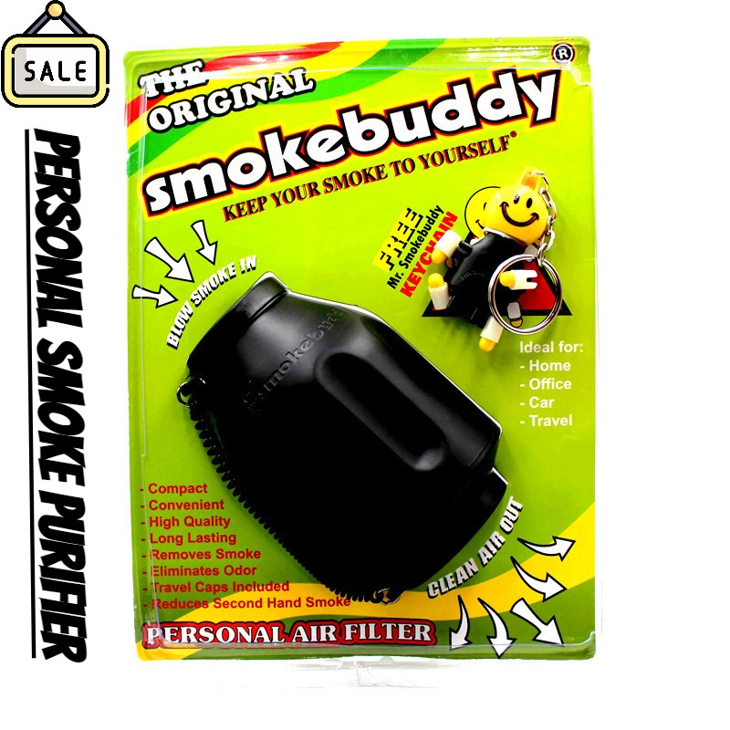 เครื่องฟอกอากาศ Smokebuddy ตัวกรองคาร์บอนที่เปิดใช้งานควันมือสอง เครื่องฟอกอากาศควันส่วนบุคคล