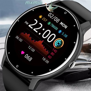 Mxmio นาฬิกาข้อมือสมาร์ทวอทช์ HD ซิลิโคน IP67 กันน้ํา สําหรับ Android ios Fitness Tracker