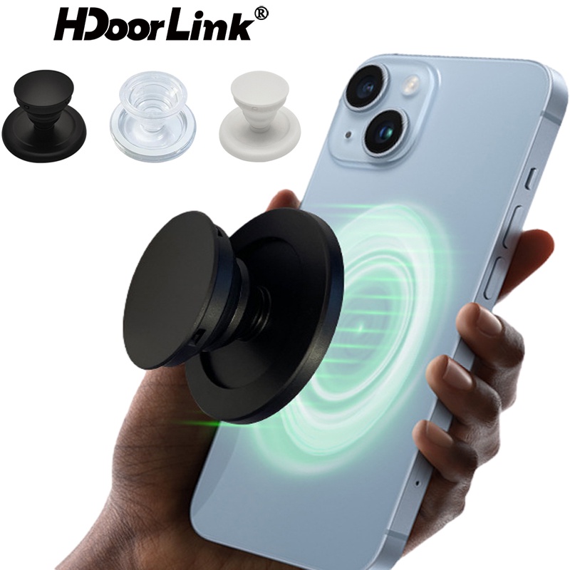 Hdoorlink ขาตั้งโทรศัพท์มือถือ แบบแม่เหล็ก พับได้ สําหรับ Mgsafe 14 Pro Max 13