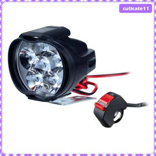 [Cuticate1] สวิตช์ไฟหน้า Led สีดํา สําหรับรถจักรยานยนต์วิบาก