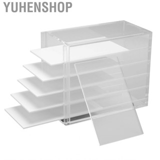 Yuhenshop Eyelash Storage Case Dustproof Acrylic Fake Box for Home