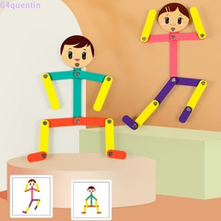 Quentin ของเล่นไม้จับคู่การ์ดเกม Montessori Pose สําหรับเด็กก่อนวัยเรียน