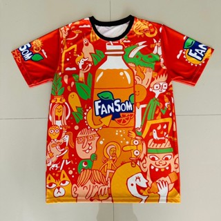 เสื้อยืด ลาย Fansom fans Orange สีส้ม สําหรับผู้หญิง