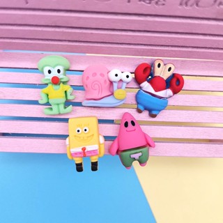 พร้อมส่ง แผ่นกาวเรซิ่น ลายการ์ตูน SpongeBob SquarePants Pie Daxing สําหรับกล่องเครื่องเขียน diy