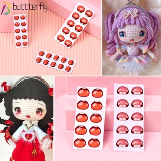 Buttterfly สติกเกอร์คริสตัล ลายการ์ตูนปากผีเสื้อน่ารัก สําหรับติดตกแต่งกระจก