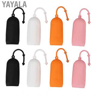 Yayala Silicone Leak Locks Soft Proofing Multifunctional Elastic Toiletry Covers Reusable Universal Size for Trip