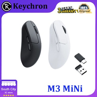 Keychron M3 เมาส์เกมมิ่งไร้สาย บลูทูธ 55g มีสาย ขนาดเล็ก สามโหมด