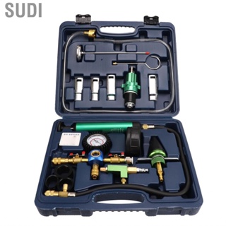 Sudi Radiator Pressure Leak Tester Coolant Refill Tool Kit Universal for Most Vehicles