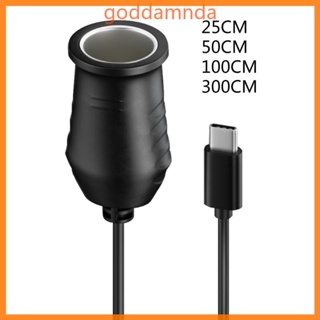 Godd สายอะแดปเตอร์แปลง USB C Type C เป็น 20V ตัวเมีย สําหรับรถยนต์