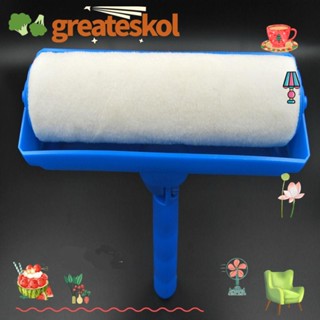 Greateskol ลูกกลิ้งทาสี พลาสติก น้ําหนักเบา ปรับได้ 9 นิ้ว สีฟ้า