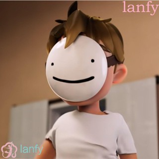 Lanfy หน้ากากคอสเพลย์ การ์ตูนอนิเมะยิ้ม สร้างสรรค์ อุปกรณ์เสริม สําหรับปาร์ตี้ฮาโลวีน