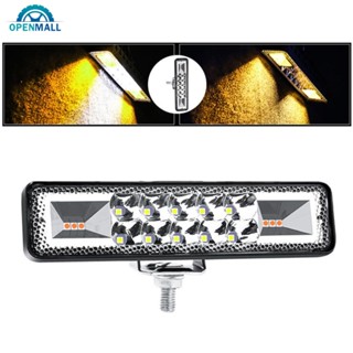 Openmall ไฟสปอตไลท์ LED 48W 12V สองสี สําหรับรถบรรทุก รถแทรกเตอร์ SUV ATV A1R7