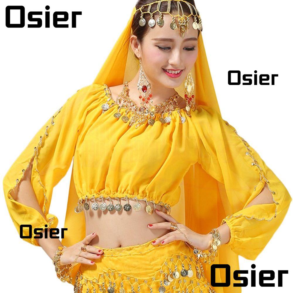 Osier1 เสื้อเต้นระบําหน้าท้อง ปักเลื่อม สไตล์ไทย อินเดีย และอาหรับ สําหรับไนท์คลับ