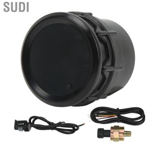 Sudi 52mm Oil Press Pressure Gauge Meter with  0‑100PSI 7 Color  Backlight for Car Motorcycle