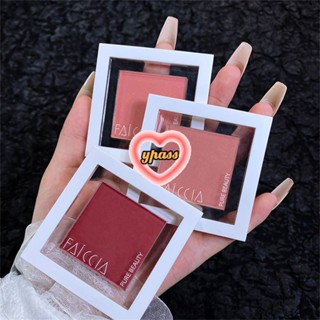 CYREAL 【ในสต็อก】 Faiccia Monochrome Blush Cream Silky Texture ง่ายต่อการใช้สีผิวธรรมชาติ Brightening ครีมแต่งหน้าบนใบหน้า