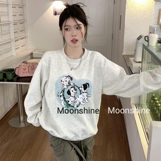 Moon เสื้อกันหนาว เสื้อแขนยาว เสื้อฮู้ด คุณภาพสูง ตัวเหมือนคนชั้นสูง fashionable unique A28J1CA36Z230909