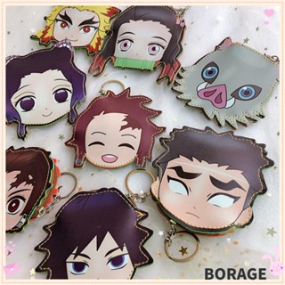 Borag กระเป๋าใส่เหรียญ ลายการ์ตูนดาบพิฆาตอสูร น่ารัก