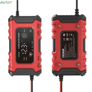 Antot เครื่องชาร์จแบตเตอรี่รถยนต์อัจฉริยะ หน้าจอ LCD 12V 6A