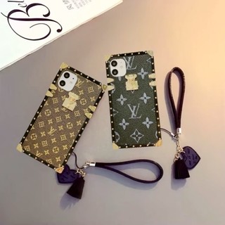 เคสโทรศัพท์มือถือ ทรงสี่เหลี่ยม พร้อมสายคล้อง หรูหรา สําหรับ Samsung Galaxy M11 M13 F13 A04 M23 F23 M30S M31 M21 M31S M33 M51 M52 M53 A81 Note10Lite