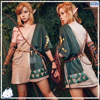 ชุดคอสเพลย์ เกม the Legend of Zelda: Breath of the Wild cos Link สําหรับผู้ชาย