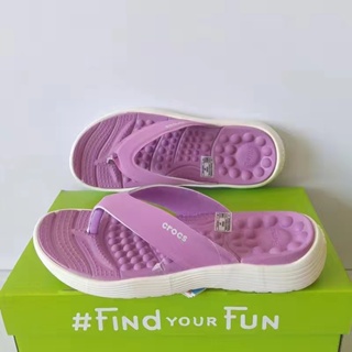 รองเท้าแตะ Crocs สวมใส่สบาย เหมาะกับเดินชายหาดกลางแจ้ง