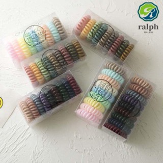 Ralph ยางรัดผม สีแคนดี้ สไตล์เกาหลี สําหรับผู้หญิง 9 ชิ้น ต่อชุด