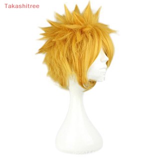 (Takashitree) เครื่องแต่งกายคอสเพลย์ ตัวการ์ตูนอนิเมะ Uzumaki Naruto สีเหลือง 30 ซม. 11.8 นิ้ว