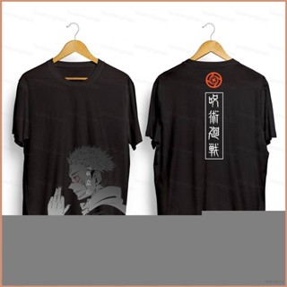 Si เสื้อยืดลําลอง แขนสั้น พิมพ์ลายกราฟฟิค Jujutsu Kaisen - Ryomen Sukuna 3D ทรงหลวม พลัสไซซ์ สําหรับผู้ชาย และผู้หญิง