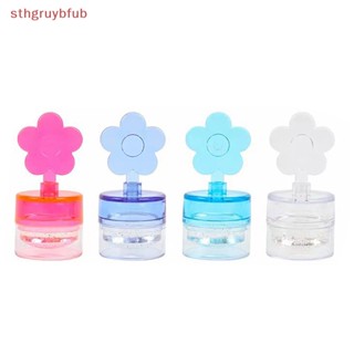 Sthb แผ่นแสตมป์ซิลิโคน พร้อมฝาปิด สําหรับปั๊มตกแต่งเล็บ Diy 1 ชิ้น