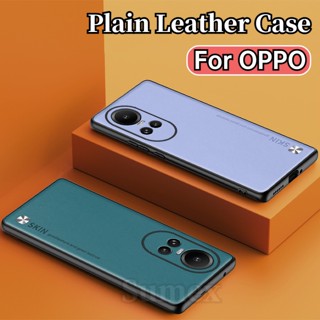 เคสโทรศัพท์มือถือหนังนิ่ม กันกระแทก สีพื้น หรูหรา สําหรับ OPPO Reno10 Reno 10 Pro Plus 5G OPO Reno8t Rino 9 8 Pro+ 8T 2023 4G