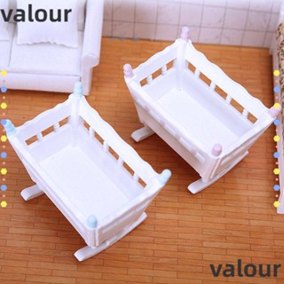 Valour บ้านตุ๊กตา สีฟ้า สีชมพู 1: 12 DIY สําหรับห้องนอน