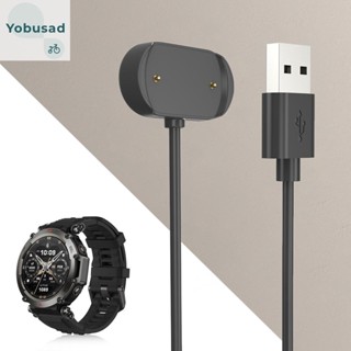 [Yobusad.th] ที่ชาร์จแม่เหล็ก 5V 1A สีดํา สําหรับ New Amazfit T-Rex Ultra