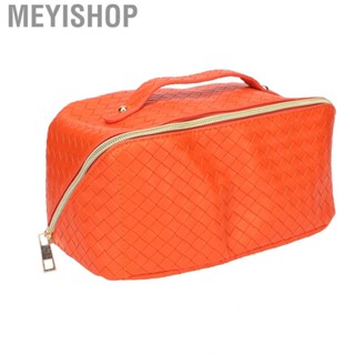 Meyishop Makeup Travel Bag  Large  Multifunction Cosmetic Checkered PU Leather for Anniversary Mother