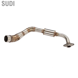 Sudi Motorcycle Exhaust Middle  Connector Perfect Fit Precision Cast with Resonator for Motorbike