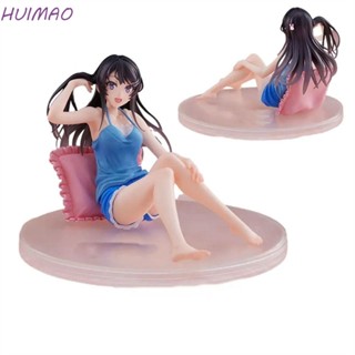 Huimao โมเดลฟิกเกอร์ PVC อนิเมะ Sakurajima ท่านั่ง 9 ซม.