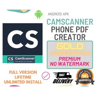 CamScanner + Gold Subscription + Premium + No watermark v2023 | Lifetime | Full Version [Android Only]