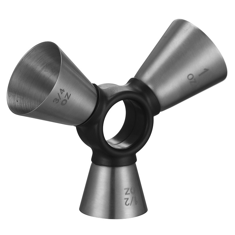 Triple Jigger Cocktail Jigger with Multiple Measurement