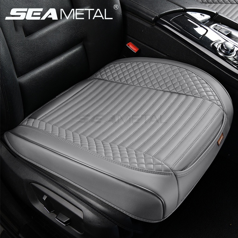 Seametal ปลอกหนังหุ้มเบาะรถยนต์ Nappa หนังนิ่ม กันลื่น ด้านหน้าเดี่ยว ระบายอากาศ รวมทุกอย่าง เบาะรองนั่งรถยนต์
