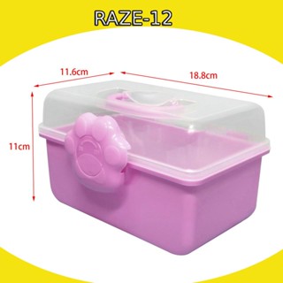 [Raze12] กล่องเก็บเครื่องประดับผม อเนกประสงค์ สําหรับกิ๊บติดผม รัดเกล้า เครื่องสําอาง