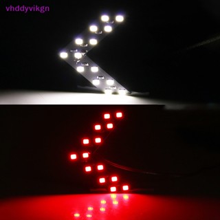 Vhdd กระจกมองหลัง LED 14 SMD อุปกรณ์เสริม สําหรับรถยนต์ 2 ชิ้น