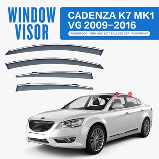 ที่บังแดดหน้าต่างรถยนต์ PC อุปกรณ์เสริม สําหรับ KIA K7 Cadenza MK1 2009-2016 4 ชิ้น