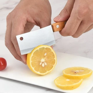 มีดอีโต้จิ๋ว mini ด้ามไม้ Mini Kitchen Knife #B-0024