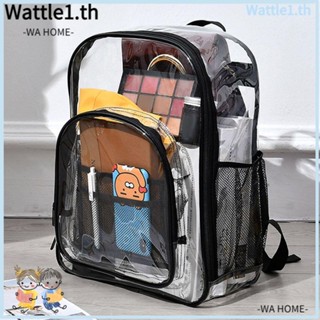 Wttle กระเป๋าเดินทาง PVC กันน้ํา สําหรับผู้หญิง