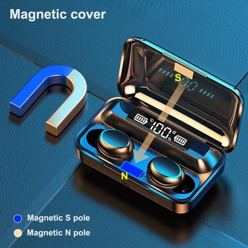 หูฟังไร้สาย TWS earphone รุ่นF9-5 หูฟังเล่นเกมส์ แยกเสียงซ้ายขวา เชื่อมต่อ Bluetooth 5.1TWS รุ่น M10