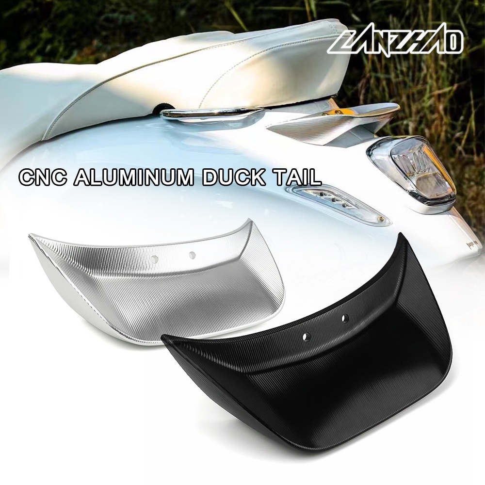 หางเป็ดอลูมิเนียม CNC สําหรับสกูตเตอร์ VESPA Sprint Primavera 150 2017-2024