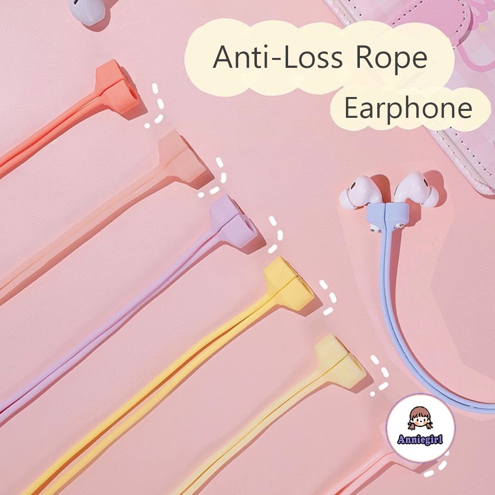 เคสหูฟังบลูทูธ กันลื่น กันหาย พร้อมสายคล้องคอ สําหรับ AirPods Pro