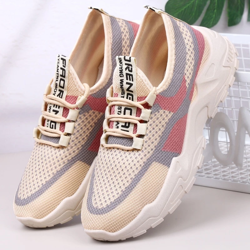 พร้อมส่ง🚚รองเท้าผ้าใบผู้หญิง sneaker พื้นหนา5ซม. เสริมสูง ลายอุ้งเท้าแมว น่ารักแฟชั่น กีฬาลำลอง ยืดหยุ่นB-P1