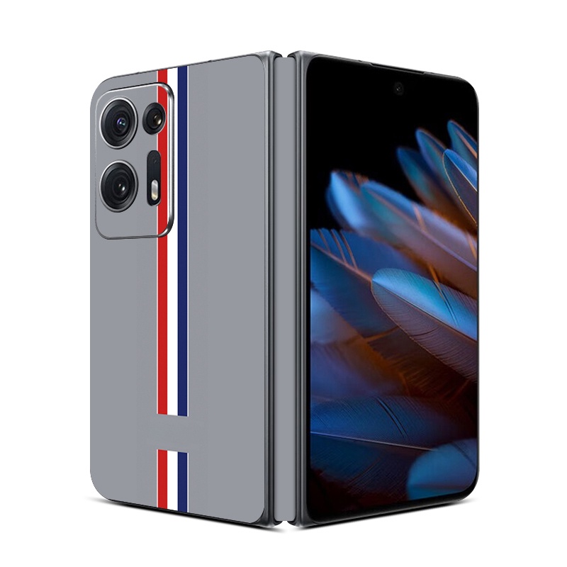 Oppo Find N2 N N3 N5 ส่วนตัว รูปลอก ผิวด้านหลัง + บานพับ ฟิล์มกันรอยหน้าจอ ฟิล์มแฟชั่น อินเทรนด์ 3M ห่อ เคลือบด้าน สติกเกอร์