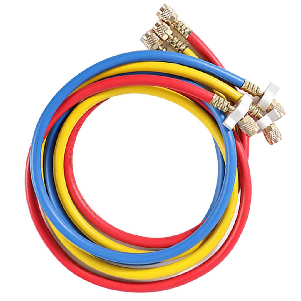 สารทําความเย็นสายชาร์จ 0.9m แรงดันสูง 1/4in AC สําหรับ R22 R410a R134 R404a